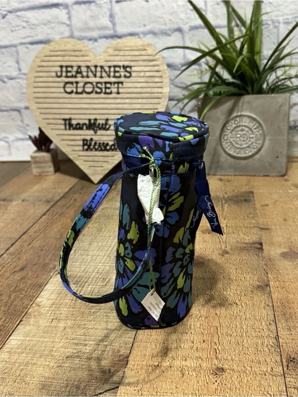 VERA BRADLEY Thermal Insulated Bag Can Baby Bottle Water Bottle Holder NWOT